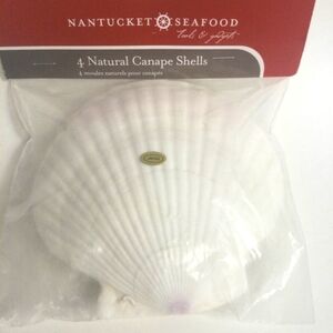 Natural Canape Baking Shells 4 Pk
